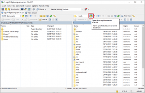 WinSCP Open directory