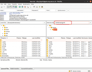 FileZilla Windows Home Directory